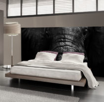 Tête de lit éléphant - Lit de 140