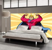 Tête de lit superman - Lit de 140