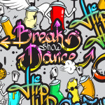 Tête de lit tag Break Dance - Design