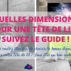 Quelles dimensions pour la tête de lit parfaite ? Le guide !